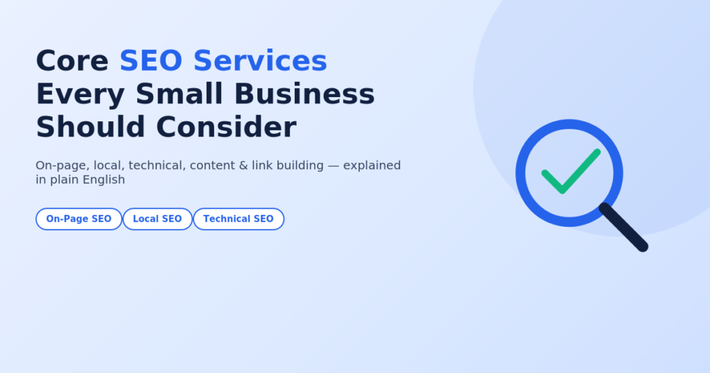 SEO services for small business growth and visibility
