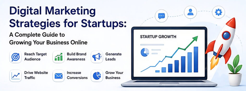 Digital marketing Strategies for startups to grow online